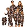Familien-Passendes Halloween-Bedrucktes Pyjama-Set, Langarm-Oberteil und Hose für Mama und Kinder