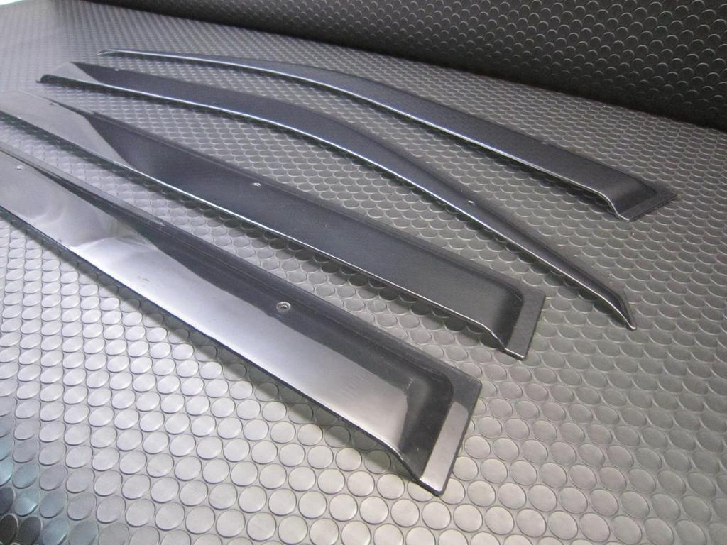 BRIGHTZ Premium Side Door Visors with Hardware for Kluger V Compatible with Kluger V MCU Part 12389 20/25 [INJ-V-037] ACU20W, ACU25W, MCU20W, MCU25W,