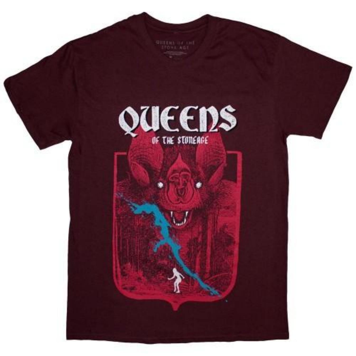 Queens Of The Stone Age Unisex Adult Bat T-Shirt S чёрный