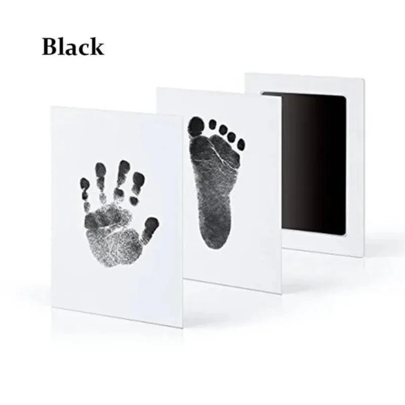 1 Set Baby Handprint Footprint Imprint Kit Baby Pet Footprint Ink Pad Souvenir Accessories