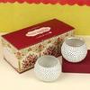 Pack of 2 Turkish Mosaic Glass Votive Tealight Candle Holders - Decorations Items for Home Table Decor Gifts (Glass) - Decor - Gifts