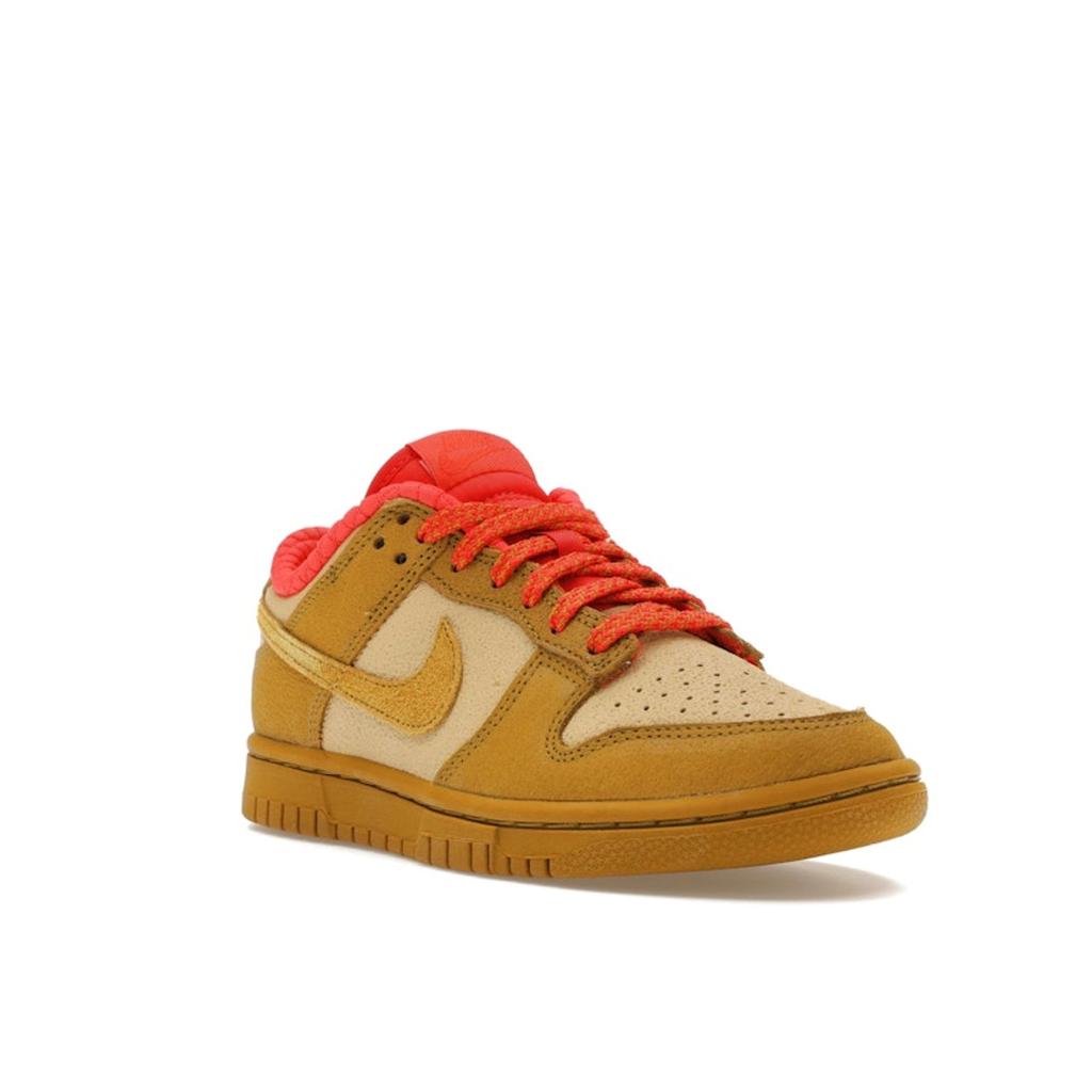 Nike Dunk Low Bronzine Picante Red Women Sneakers Tan Sesame FQ8897-252