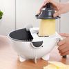 9 In 1 Household Multifunction Rotate The Vegetable Cutter Slicer Creative Kitchen Basket Tools