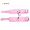 Couple Bondage Faux Leather Plush Cuffs Chain Adult Sex Game Restraint Handcuffs Adults Product