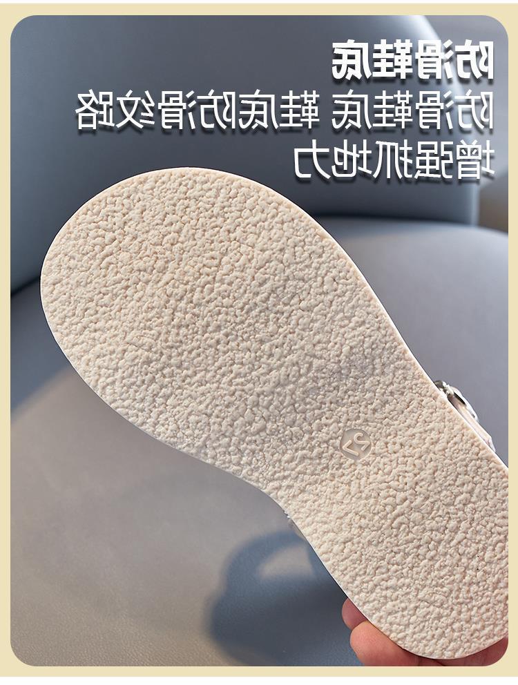 Girls' Soft Sole Open Toe Princess Sandals for Kids - Versatile Roman Style for Medium and Large Children