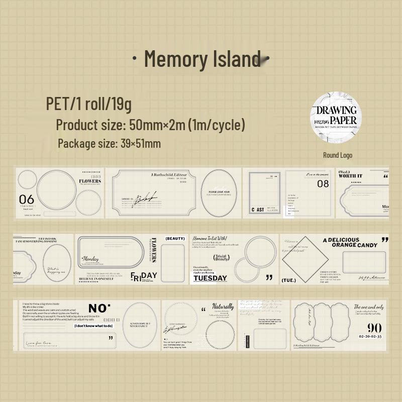 Tomato Sauce Girl Collage PET Tape: Light Painting Series DIY Decoration Stickers