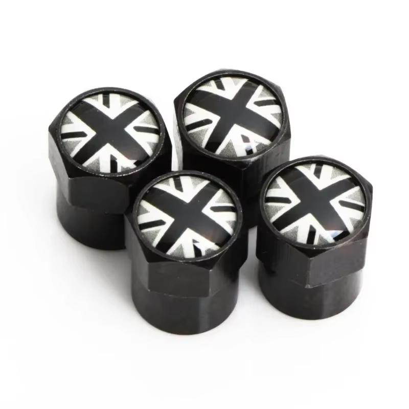 

4 шт. Колпачки на ниппель автомобильного колеса для MINI COOPER S JCW F56 F55 F60 R55 R56 R58 R60 R61 Автомобильные внешние аксессуары чёрный