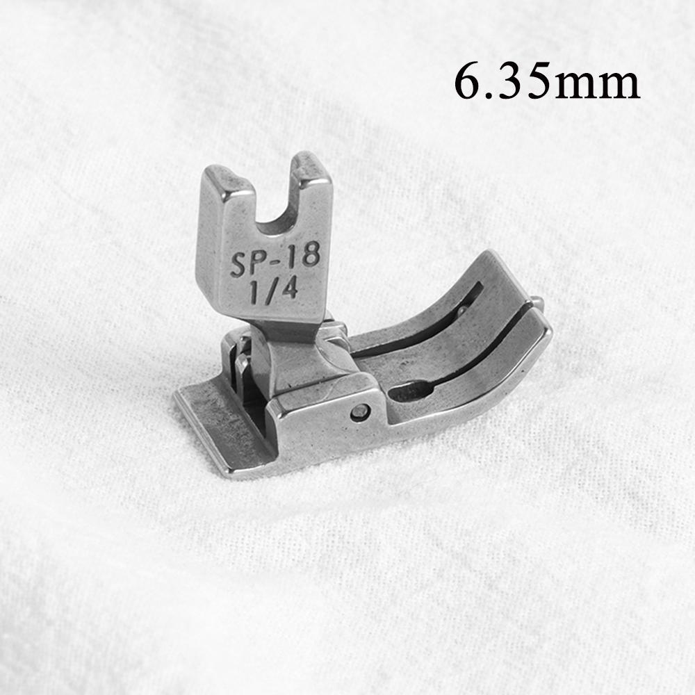 Metall Nähfuß SP-18 Industrie Nähmaschine Flachwagen Bewegliche Kante Einzelnadel Flach 1/4 1/8 3/8 1/16 3/16 5/16 1/32