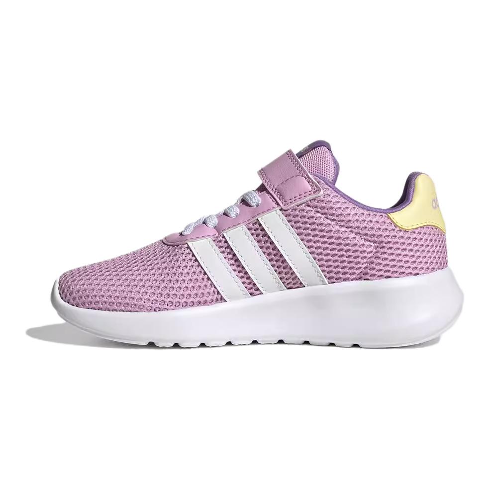 Adidas Lite Racer 3.0 Lightweight Comfortable Durable Low-Top Casual Shoes Kids Sneaker Pink H03630