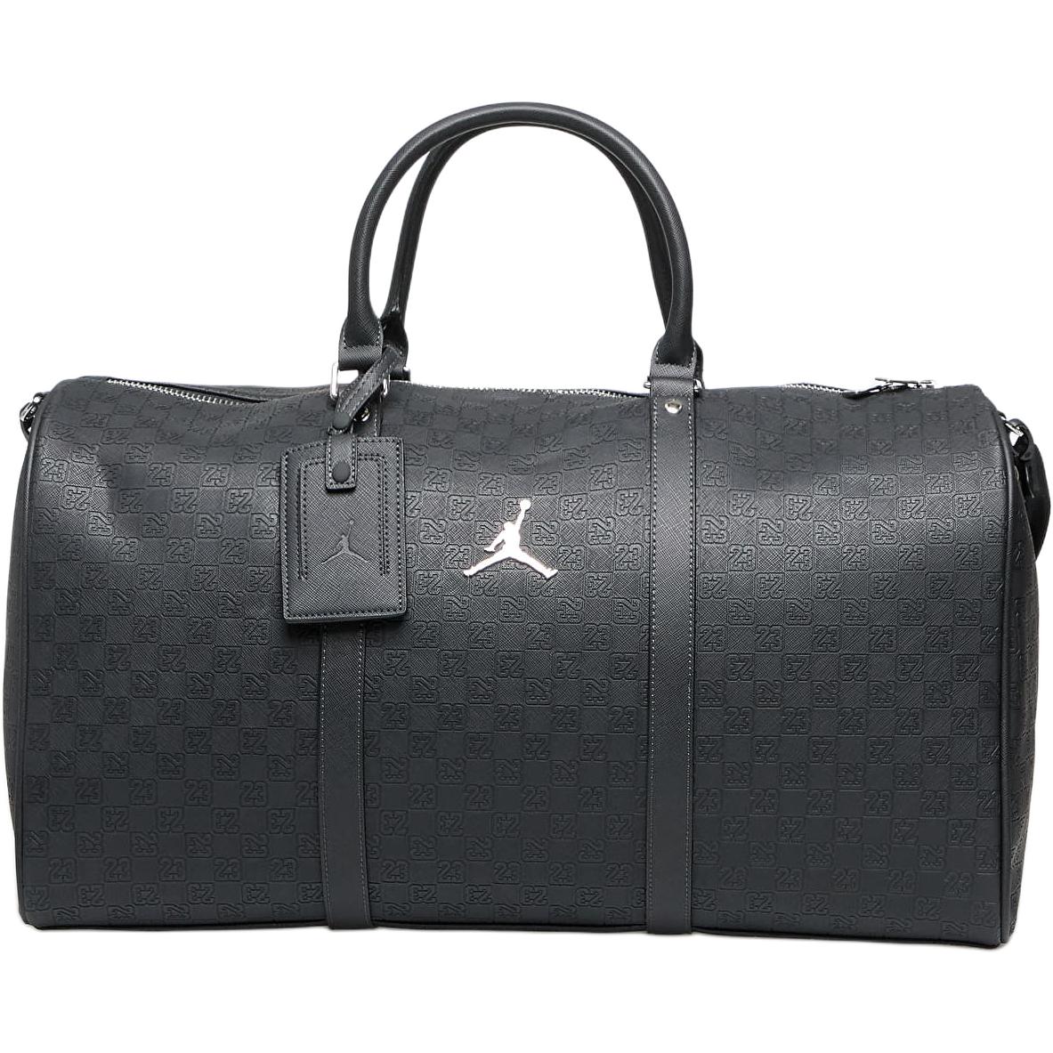 Jordan Jam Letter Print Polyester Travel Bag Unisex bags Black LM0987-G0T Black