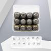 92MF 12Pcs Sweety Series Metal Stamp for DIY Craft, 3MM(1/8”) Metal Stamping Tool for Stamping Metal, Leather, Wood,