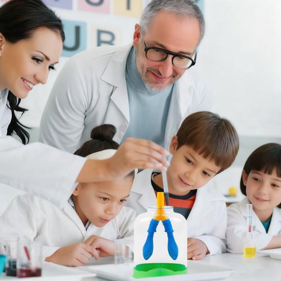 Modello Dimostrativo Funzione Respirazione Polmonare Dispositivo di Simulazione Respirazione Polmonare Umana 3D Ausilio Didattico Esperimenti Scientifici Educativi per Studenti Scolastici
