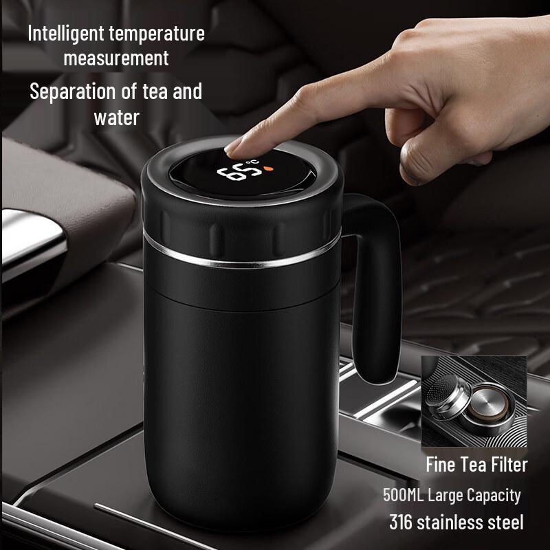 Inteligentny kubek termiczny Yuzhuxun z uchwytem