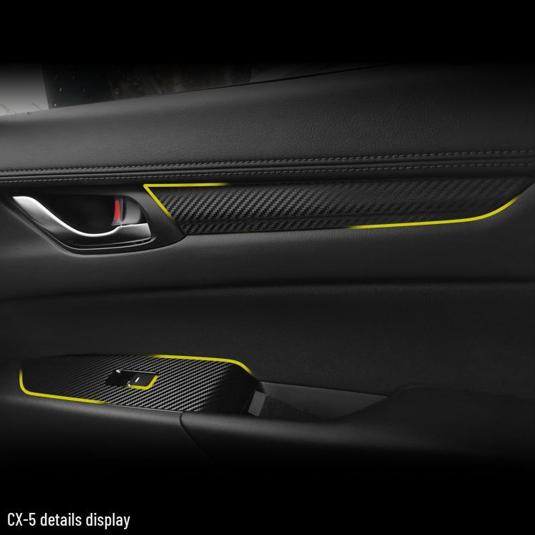 Mazda CX5/CX30 (17-21) Interior Carbon Fiber Sticker - Damage-Free Replacement