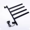 RU in stock Electric Bath Towel Warmer Heating Towel Shelf Rack Towel Dryer Shelf Rotatable Smart Digital Display Bathroom Rack