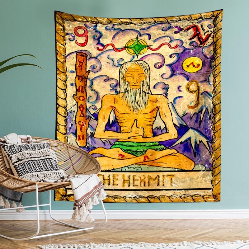 Retro Mural Pattern Tapestry Home Wall Decoration Tapestry Office Living Room Tapestry
