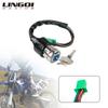 LINGQI RACING 6 Wire Motorcycle Ignition Key Switch Lock 2 Keys Set For 50cc-150cc Quad 4 Wheeler ATV Electric Dirt Pit Bike