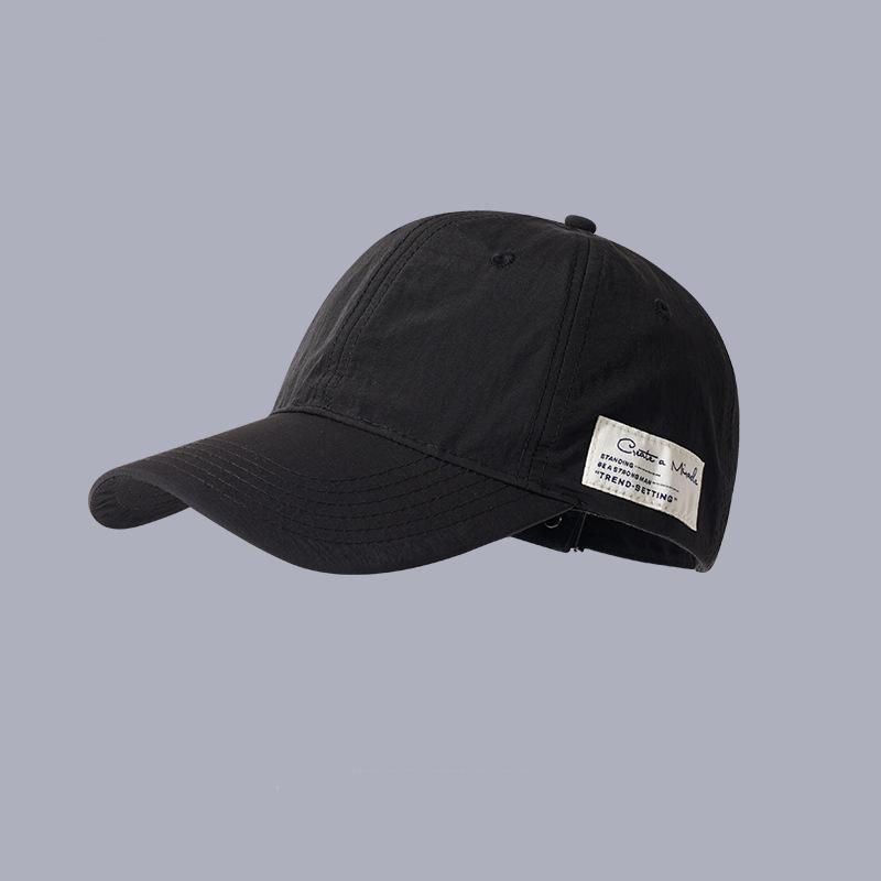 Peaked cap women's retro enlarged and deepened face small tooling baseball cap men's quick-drying sun hat outdoor sports