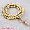 Golden Yellow Star Moon Bodhi Beads Bracelet - 108 Beads Rosary, Hainan Traditional Material