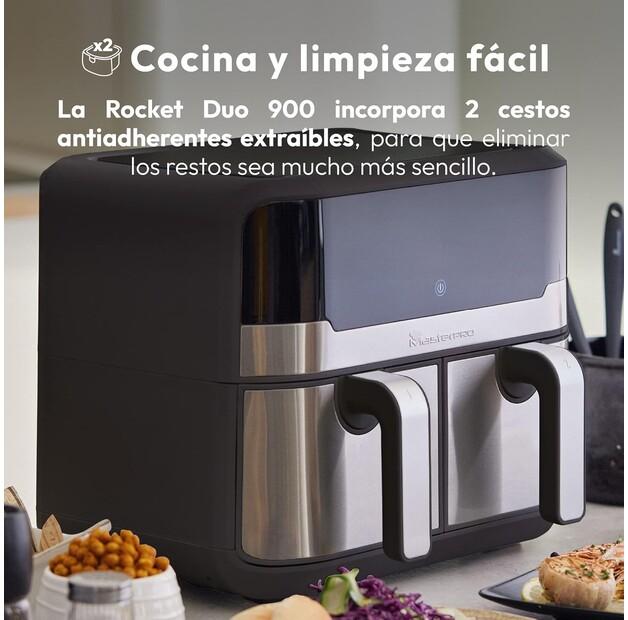 Фритюрница Masterpro Rocket Duo 900 черная (BGMP-9178-BK)