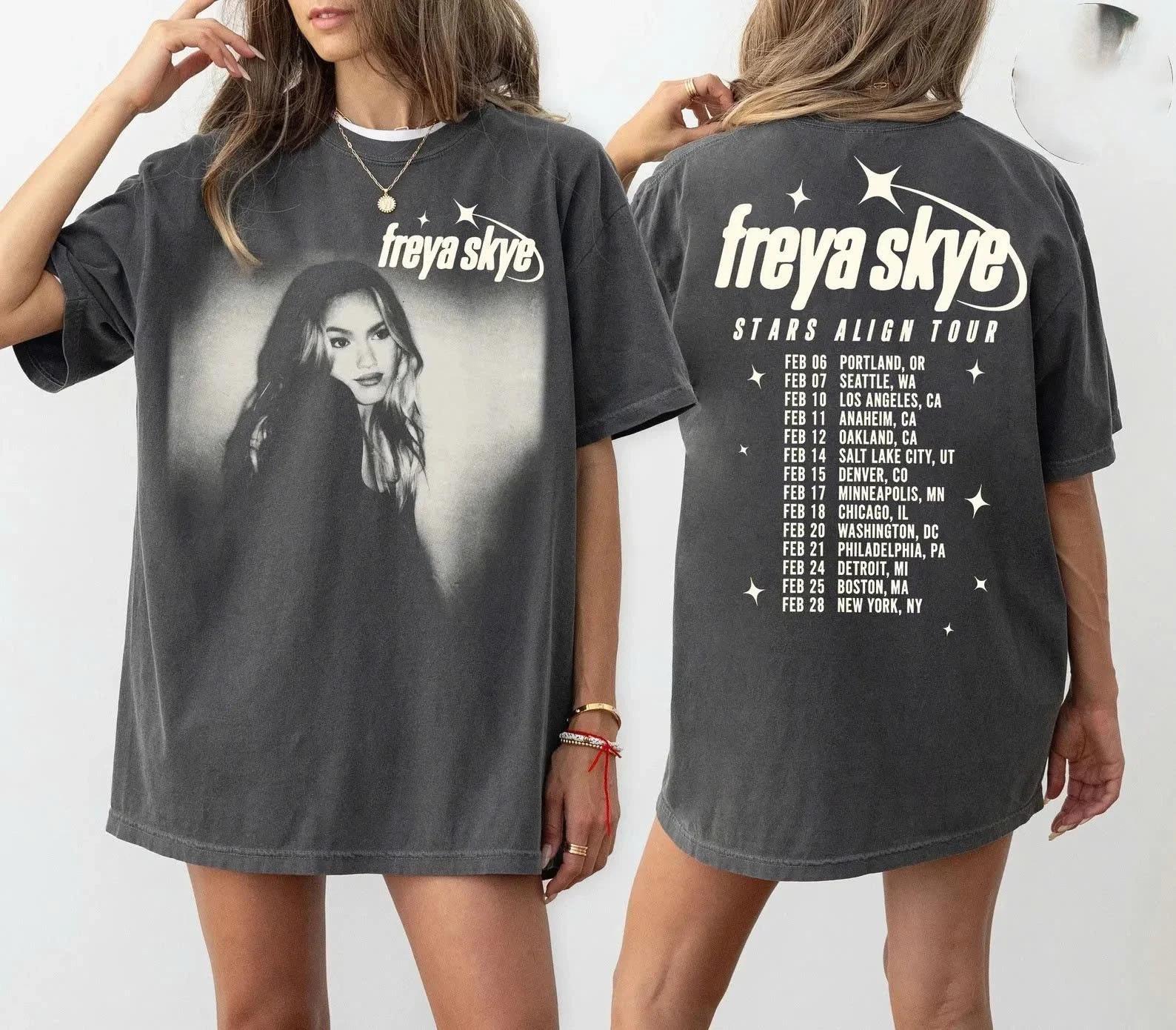Freya Skye Stars Align Tour 2026 T-Shirt XL