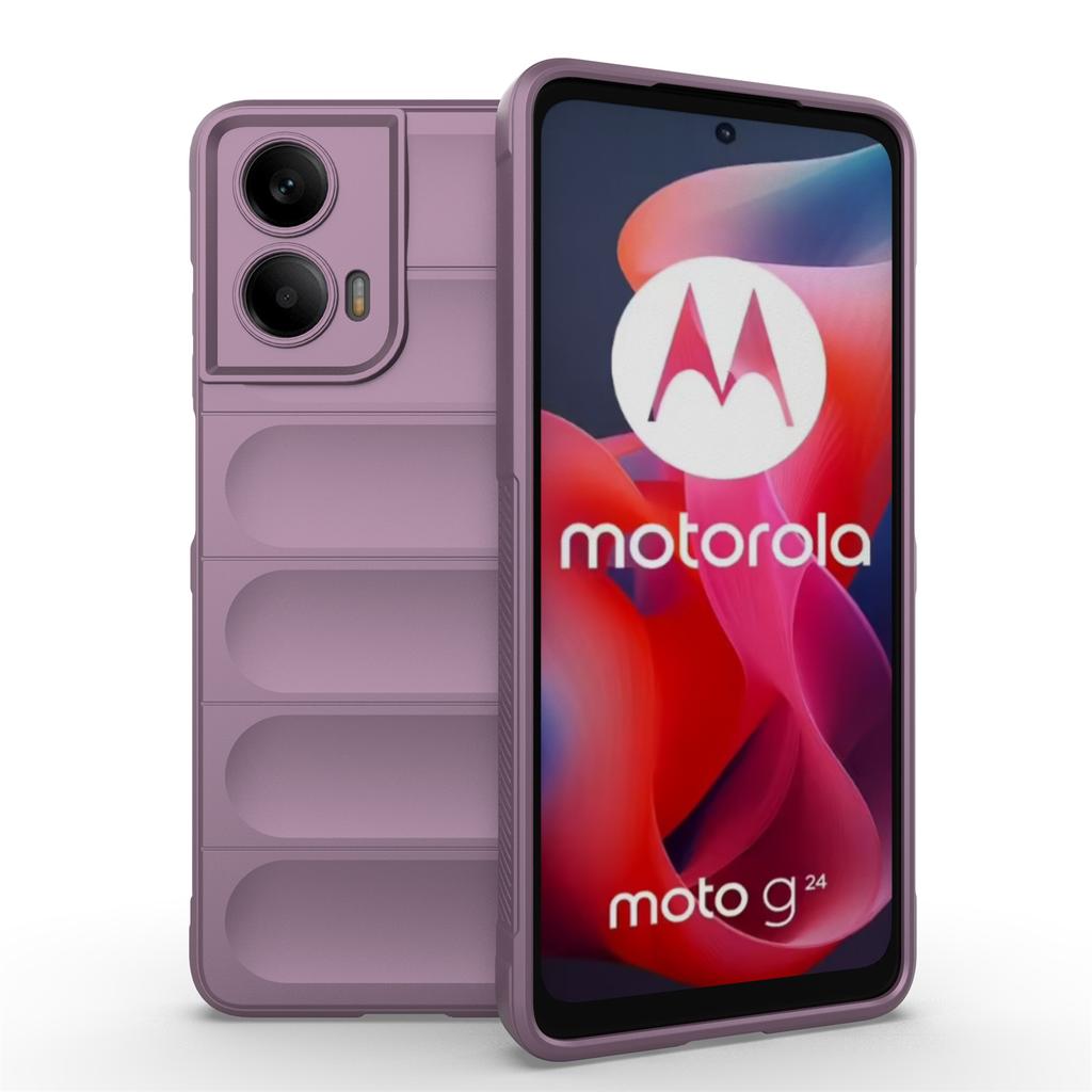For Motorola Moto G24 4G/E14 4G Case Anti-Drop Soft TPU Rugged Phone Back Cover