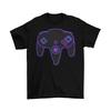 N64 Controller Neon T-Shirt Herren Unisex Baumwolle Erwachsenengrößen Mario Retro NES Neu