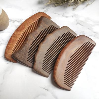 Hot Natural Labor Wooden Comb Meridian Massage No-snags Wood Comb Straight Curly Hair Massage Comb Girl