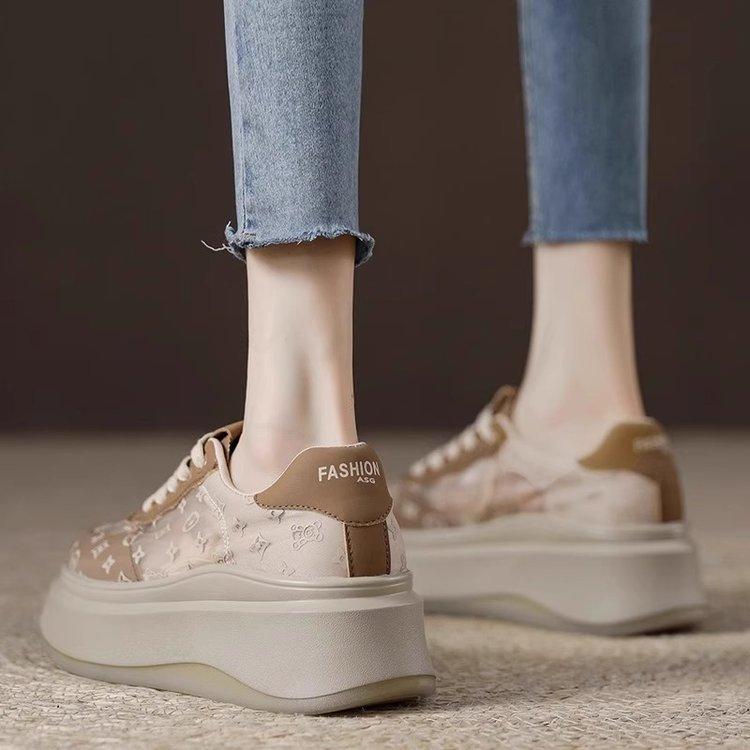 

Summer women s mesh breathable sports and leisure shoes women s 2025 summer new mesh breathable thick-soled muffin women 40 коричневый