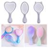 Handle Resin Mold DIY Handmade Makeup Mirror Mold New Air Cushion Comb Mold Home Decoration