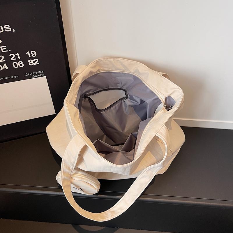 Einfarbige Handtasche Damen Umhängetasche Pendler Unterarmtasche