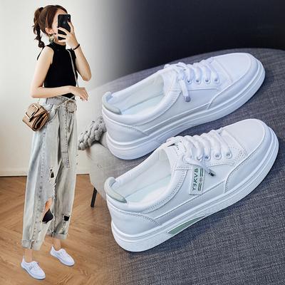 Sapatos Brancos Pequenos para Mulheres Na Primavera Novos Sapatos Estudantis Respiráveis Estilo Coreano Sapatos Casuais de Corrida Planos para Mulheres