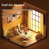Compact Energy-Saving Desktop Fan Heater - High Power, Quick Heating, Portable Electric Tabletop Design