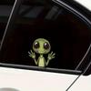 Creative Big-eyed Alien Glass Car Beautification Decorative Window Stickers