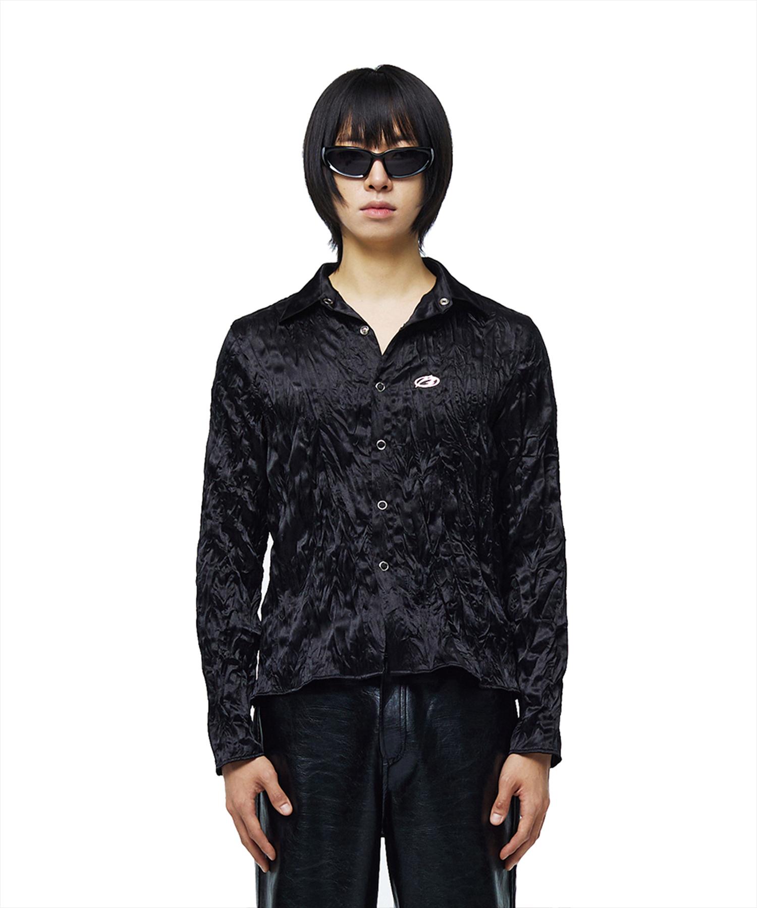 More Than Black Logo Wrinkle Shirt