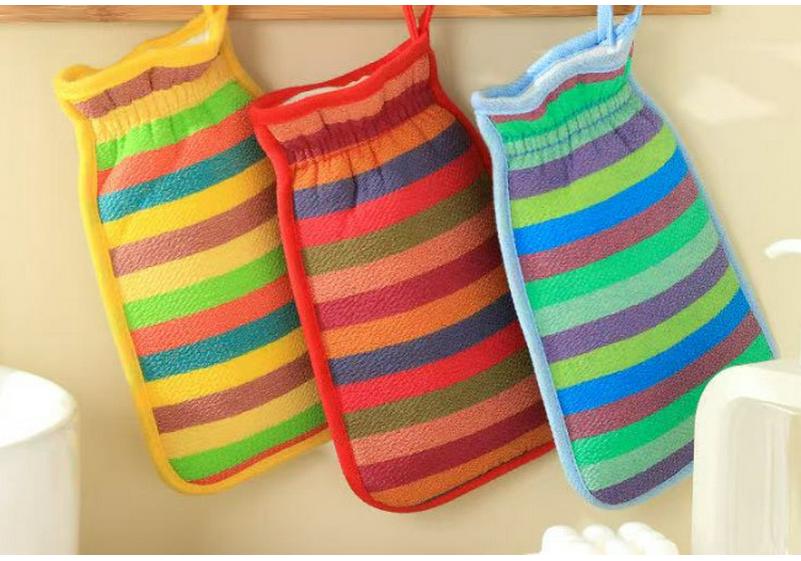Dual-Sided Exfoliating Bath Mitt: Effortless, Gentle Scrub for Men & Women