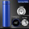 Custom Stainless Steel Thermos with Smart Temperature Display – Insulated Gift Cup 304