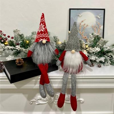 Christmas Dolls, Faceless Dolls, Long-Legged Sitting Ornaments, Window Display Items, Home Furnishings, Shopping Mall Festival Decoration Supplies