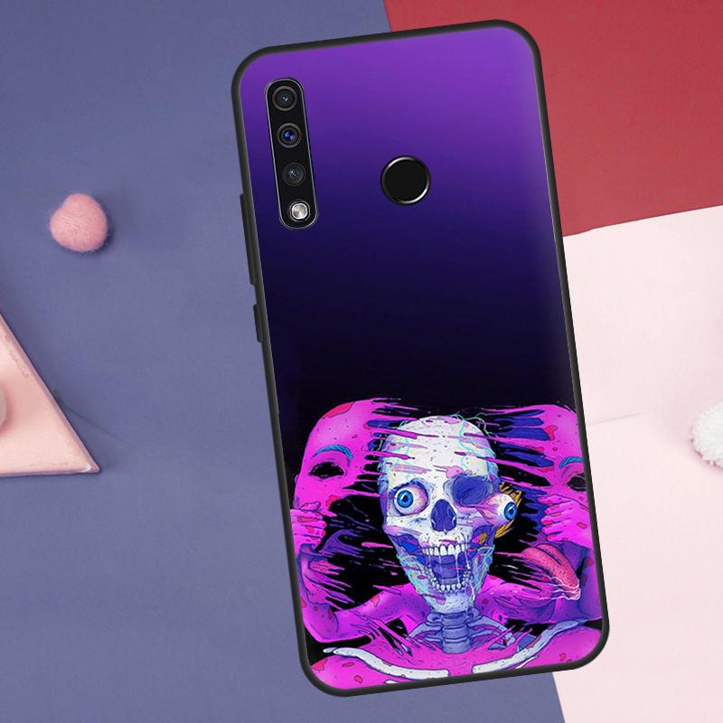 Skull Trippy Octopus Case For Huawei Nova Y72 Y73 Y70 Y90 Y60 Y61 Y91 12s 12i 11i 8i 9 10 SE P30 P40 Lite P60 Pro