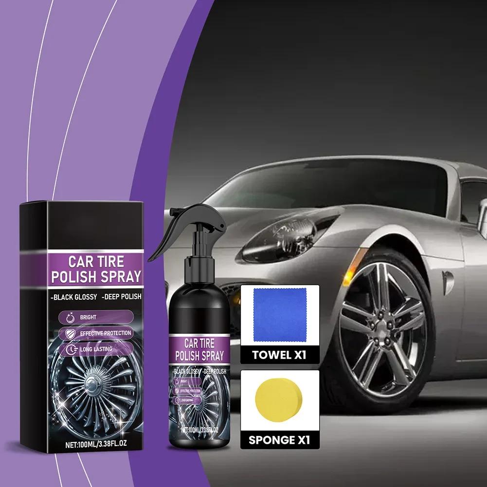 Auto Tire Polishing Tire Coating For Car Maintenance Aging Protection Antifouling Coating Cracking Protection Deep Penetration