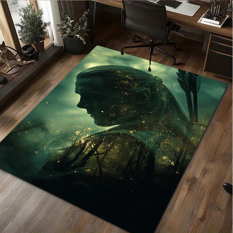 The Lord Of The Rings Carpet Office Decorative Carpet For Living Room Bedroom Door Mat Floor Rug Computer Chair Area Rug