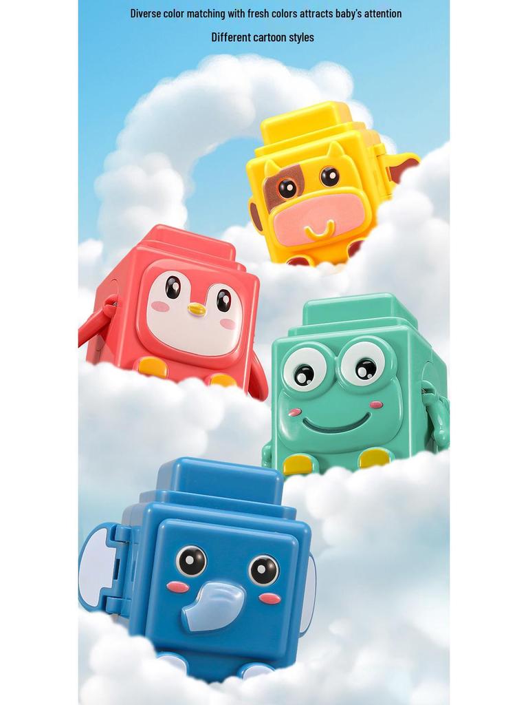 Animal Transformer Stacking Game: Educational Manual Handheld Toy for Boys & Girls