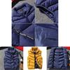 Fashionable Mens Quilted Coat Vest Waistcoat Parka With Solid Pattern And Regular Fit
