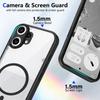 KEYSION Transparent Magnetic Phone Case for Nothing CMF Phone 2 Pro 1 Silicone+PC HD Clear Shockproof Cover for CMF Phone 1 2Pro