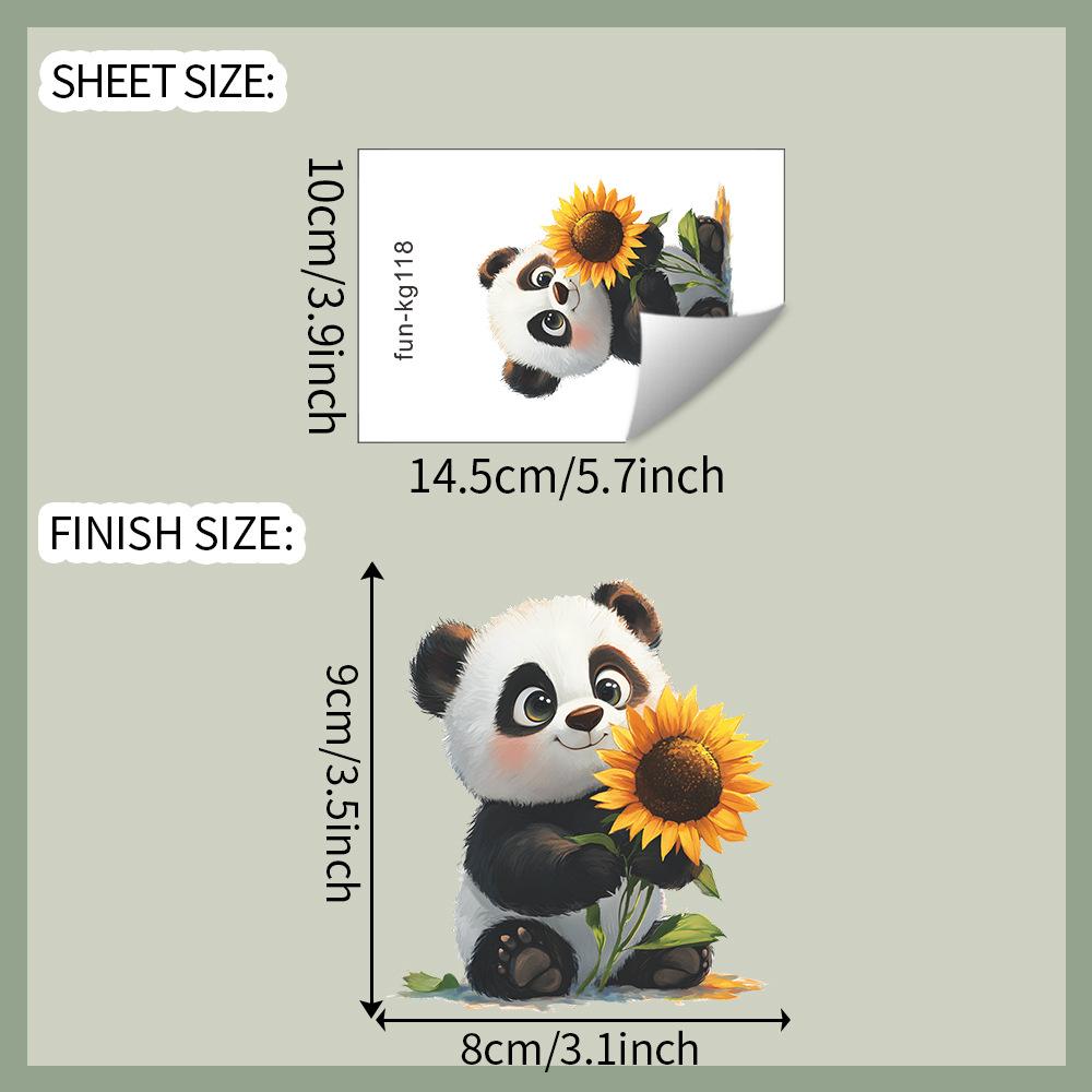 

Мультяшный Милый Маленький Панда Спальня Гостиная Прихожая Выключатель Наклейки на Стену для Украшения Дома