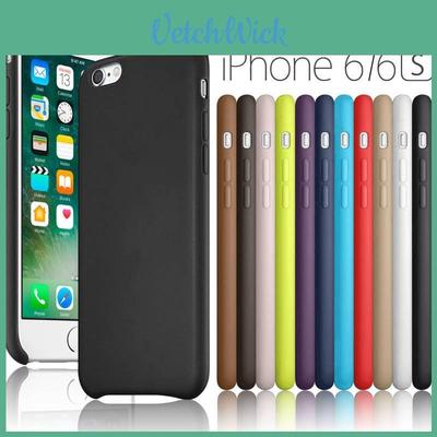 Iphone Liquid Silicone Case With Plush Leather For Apple Devices