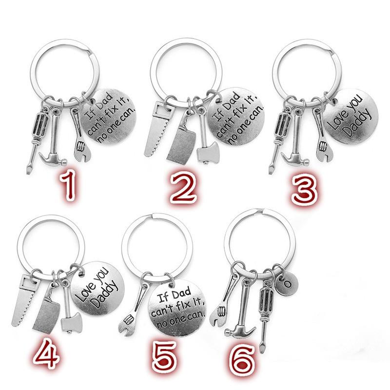 

1Pc Fashion New Keyring Hand Tools Keychain Daddy Keyring Gift for Dad Fathers Day Keychain 6