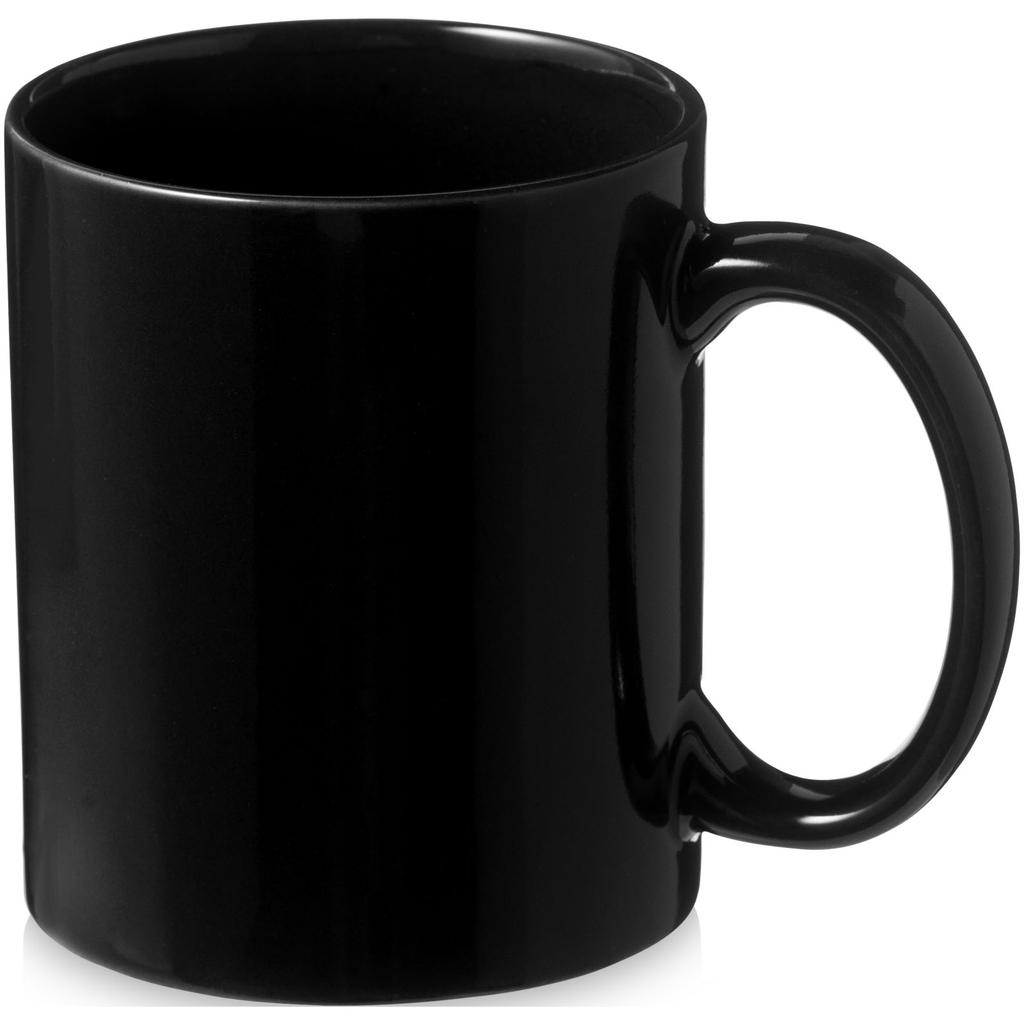 Glass "Santos" 330 ml ceramic mug Solid black