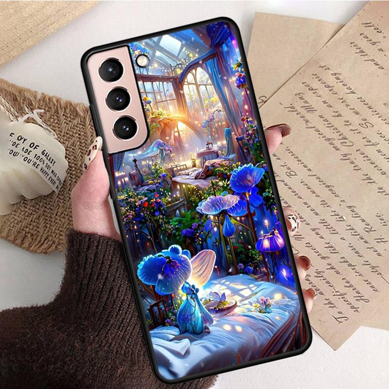 Nature Flower Peony Rose Heaven Case for Samsung Galaxy S22 S20 Note20 Ultra S20 S22 S21 S10 S9 Plus S10E S20FE Note10Plus Note9