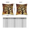 Tree Of Life Gustav Klimt Square Pillowcase Polyester Linen Velvet Creative Zip Decorative Pillow Case Room Cushion Cover 45X45